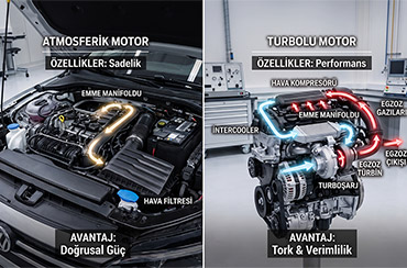 Atmosferik ile Turbolu Motor Arasındaki Farklar